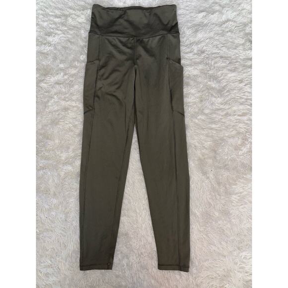 American Eagle "The Everything Pocket Legging" women's M olive leggings. Comf - Picture 1 of 9